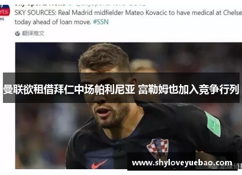 曼联欲租借拜仁中场帕利尼亚 富勒姆也加入竞争行列